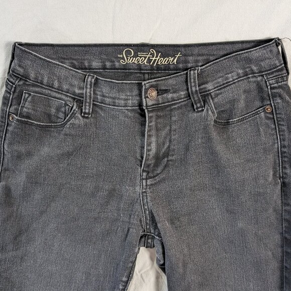 OLD NAVY SWEET HEART WOMEN'S JEANS BLACK SIZE 6 EVERY DAY WEAR ZIPPER FLY WOMAN - Picture 2 of 16